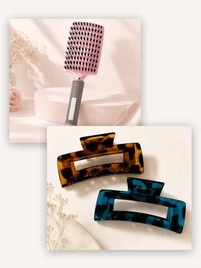 Zubehör-Set: Claw Clip Duo + Entwirrbürste