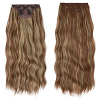 Seamless 4-Piece Clip-In Hair Extensions — 55 cm - Image 14