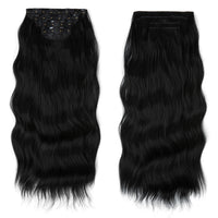 Seamless 4-Piece Clip-In Hair Extensions — 55 cm - Image 2
