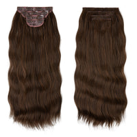 Seamless 4-Piece Clip-In Hair Extensions — 55 cm - Image 4