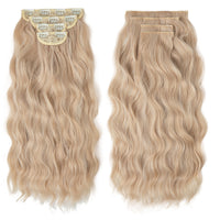 Seamless 4-Piece Clip-In Hair Extensions — 55 cm - Image 17