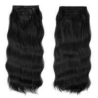 Seamless 4-Piece Clip-In Hair Extensions — 55 cm - Image 3