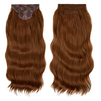 Seamless 4-Piece Clip-In Hair Extensions — 55 cm - Image 19