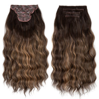 Seamless 4-Piece Clip-In Hair Extensions — 55 cm - Image 7