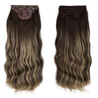Seamless 4-Piece Clip-In Hair Extensions — 55 cm - Image 8