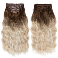 Seamless 4-Piece Clip-In Hair Extensions — 55 cm - Image 11