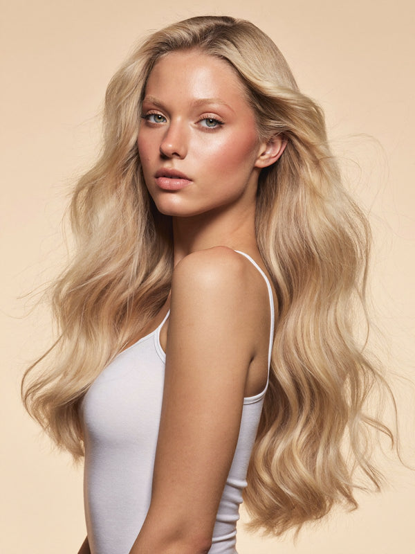 Halo Hair Extensions — Natural Wave — 50 cm