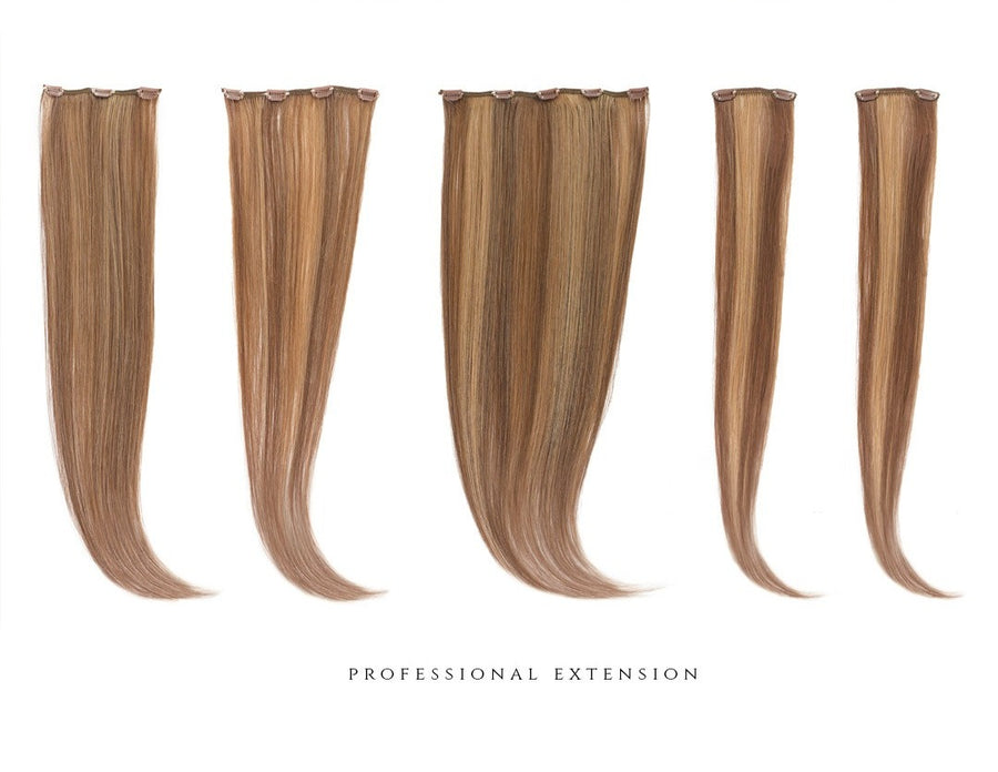 Premium Remy Clip-In 5-Piece Set – all five wefts